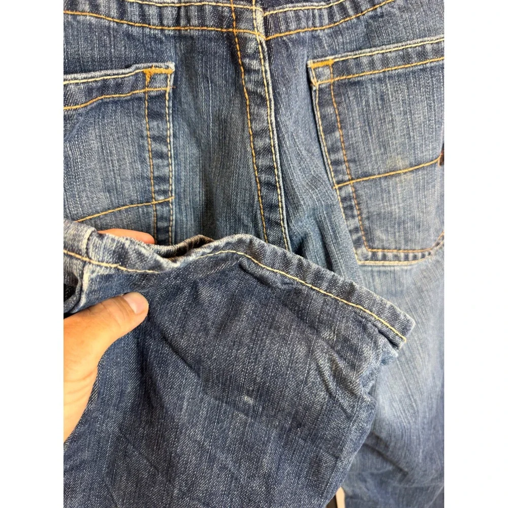 Ariat FR M4 Low Rise Boot Cut Jeans Mens 38x32 Flame Resistant Denim Blue 0449
